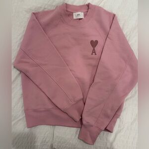 Ami Pink Sweatshirt